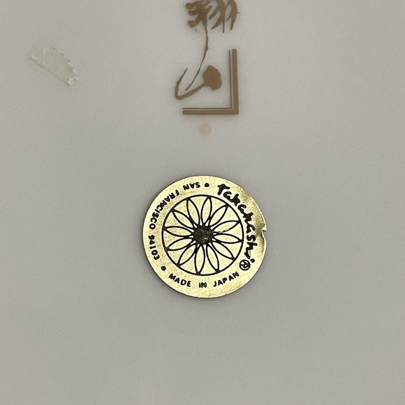 Arita Ware Shozan Karako 7.5” Scallop Gold Trim Plate - Picture 9 of 10